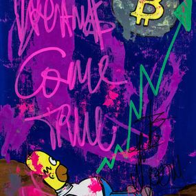 Pintura, Relax and to the Moon ft. Homer Simpson, Carlos Pun Art