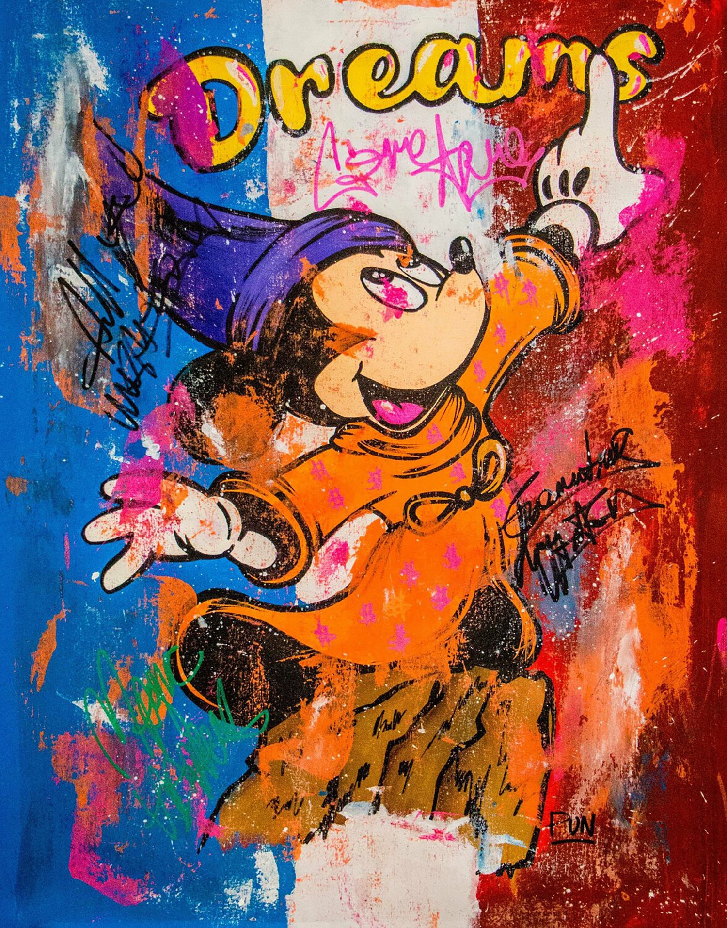 Carlos Pun Art, French Dreams ft. Mickey Mouse Carlos Pun Art, French Dreams ft. Mickey Mouse