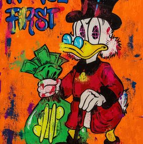 Painting, Money First ft. Scrooge Mc Duck, Carlos Pun Art