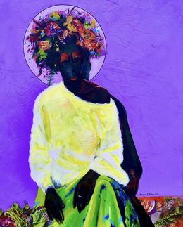 Painting, Virtuous Woman, Abayomi Odetomi