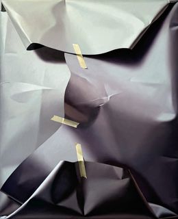 Painting, Packed Grey Heaven, Yrjö Edelmann