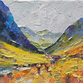 Gemälde, Pathway Through the Peaks, Hrach Baghdasaryan