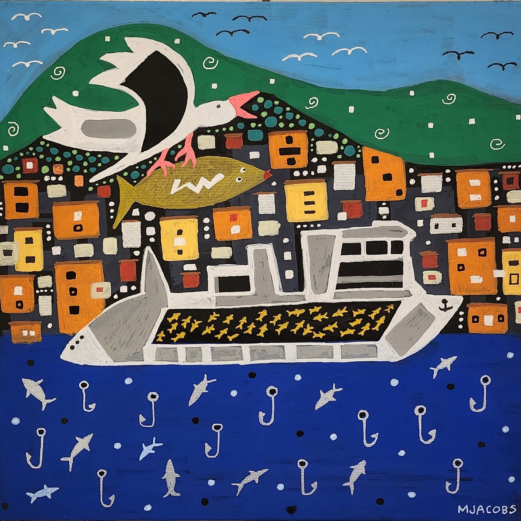 Mike Jacobs, Flying fish Mike Jacobs, Flying fish