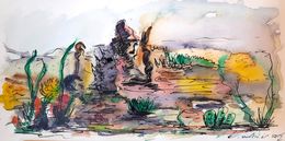 Peinture, Visions of Sedona. The Bell Rock faces, Vladimir Kolosov