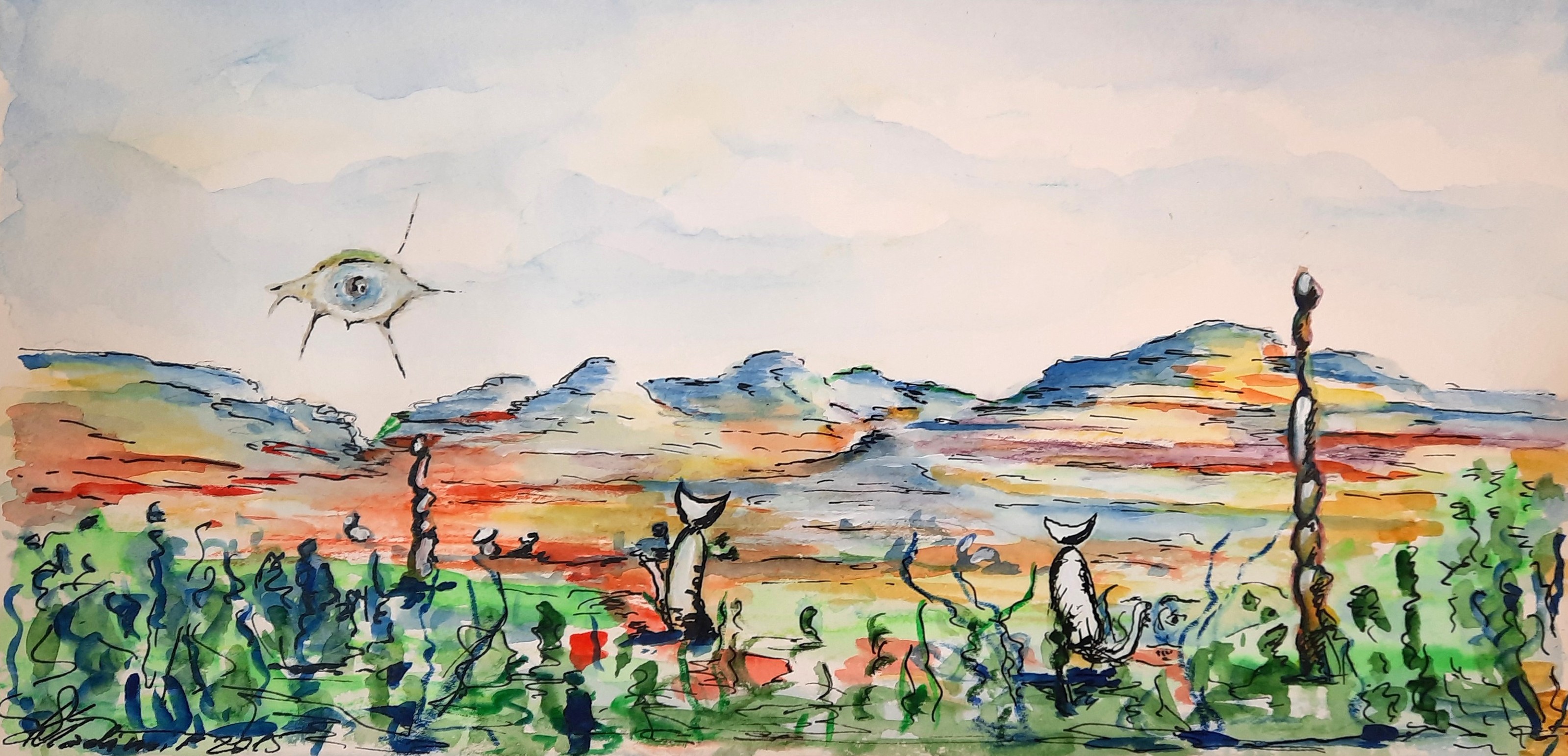 Vladimir Kolosov, Visisons of Sedona. Meditation on the way to Boyton Canyon. Vladimir Kolosov, Visisons of Sedona. Meditation on the way to Boyton Canyon.