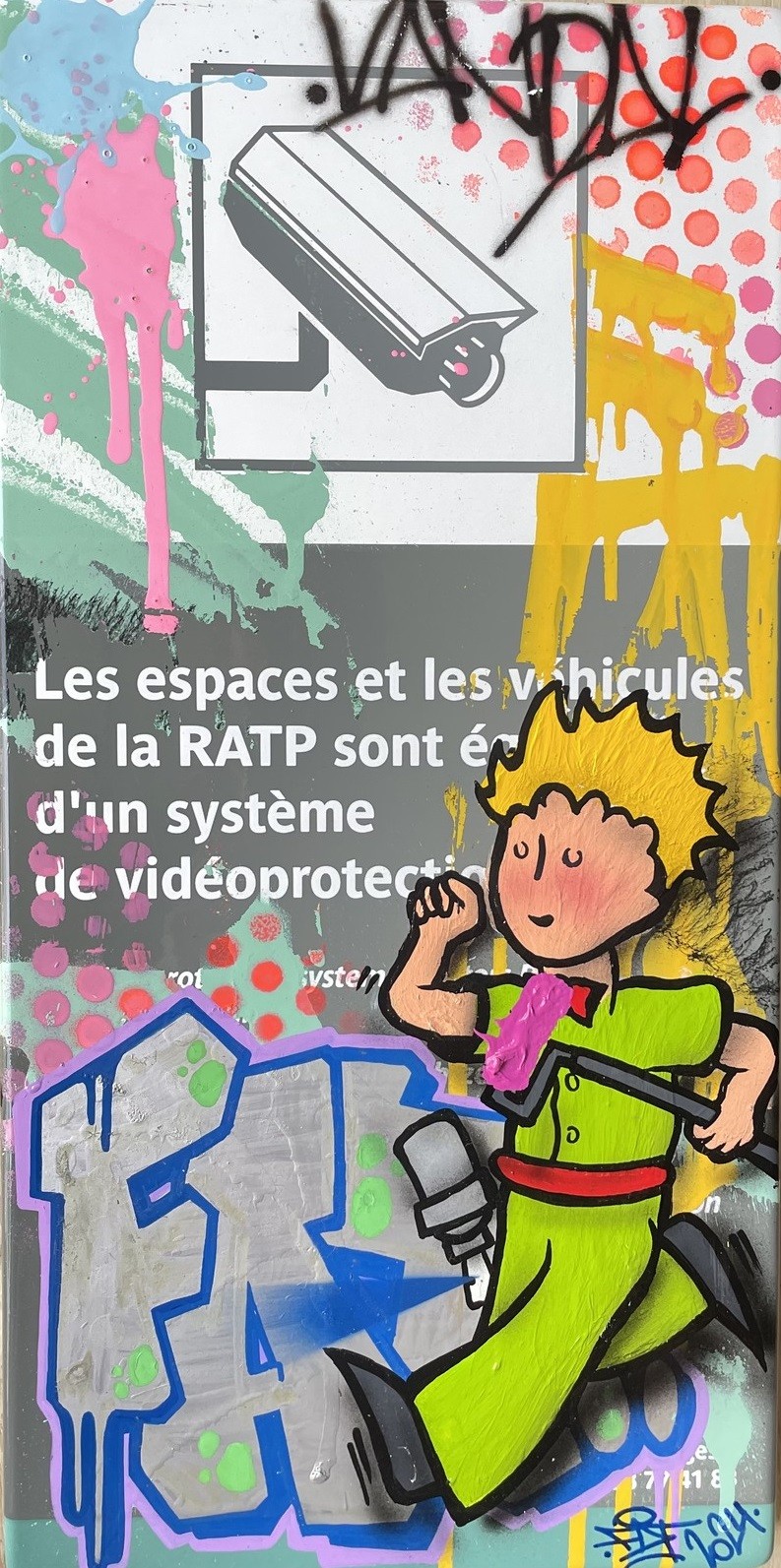 Fat, Plaque de métro Le petit prince Fat, Plaque de métro Le petit prince
