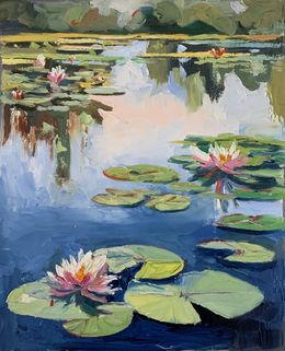 Peinture, Pond with water lilies, Schagen Vita
