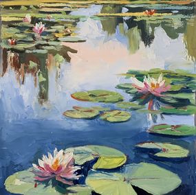 Pintura, Pond with water lilies, Schagen Vita