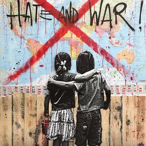 Painting, Hate and War, Jef Aérosol