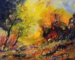 Gemälde, Autumnal light, Pol Ledent