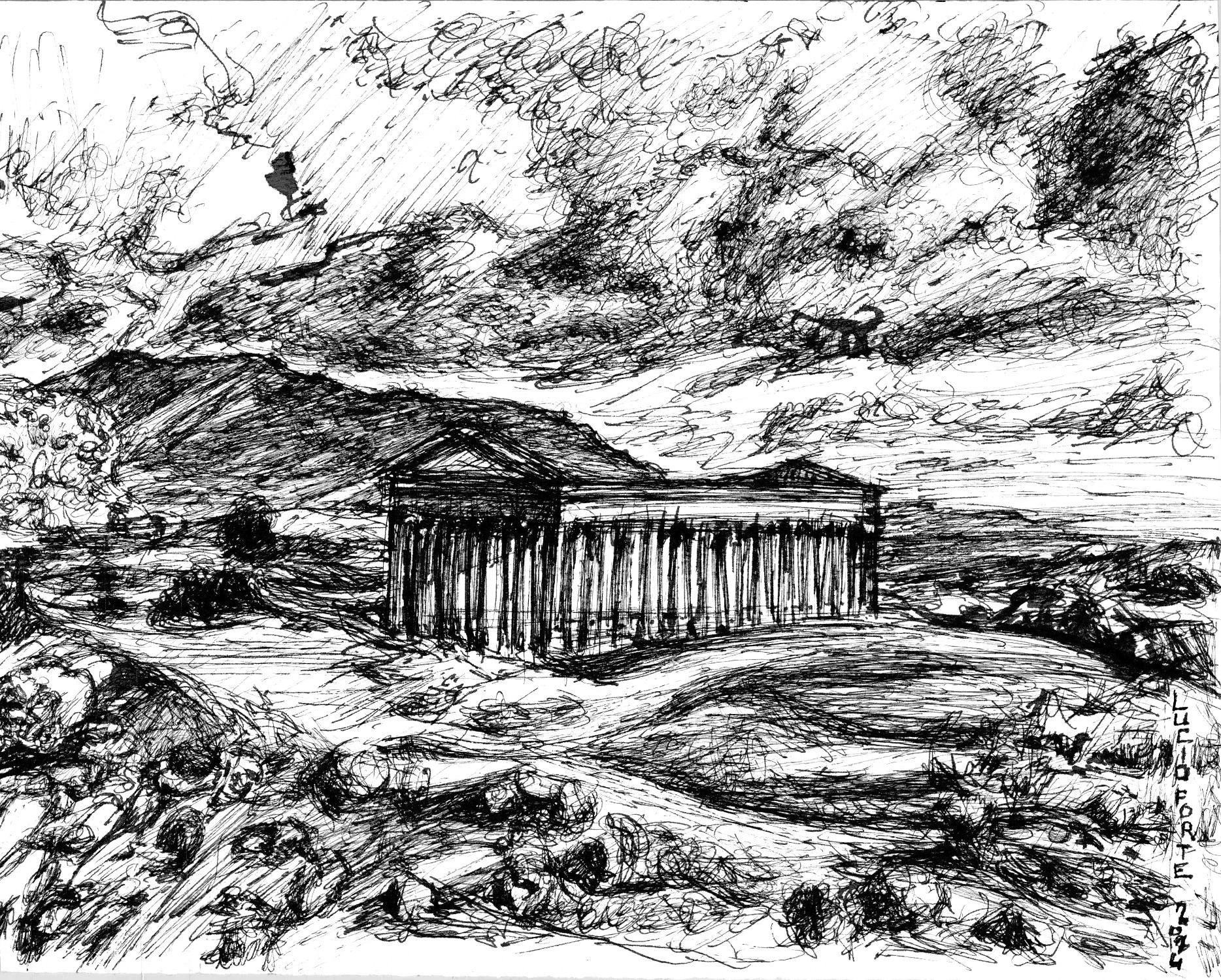 Lucio Forte, Segesta Temple Lucio Forte, Segesta Temple