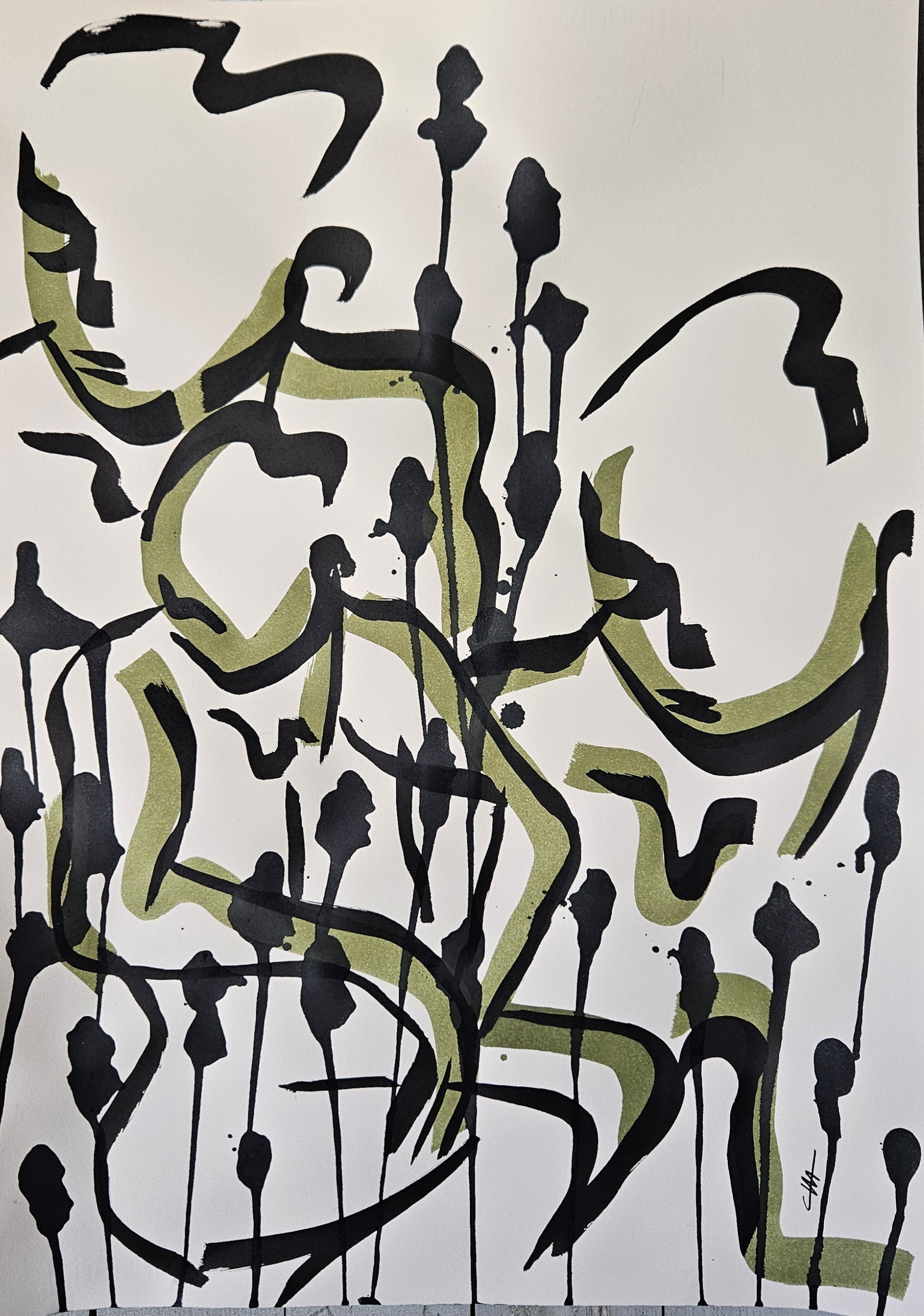 Claire Bonnet-Masimbert, Les roseaux verts 2 Claire Bonnet-Masimbert, Les roseaux verts 2