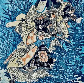 Drucke, Acteur de Kabuki, Utagawa Kunisada Toyokuni III