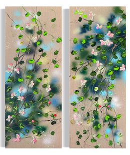Painting, Flying Blooms, Anastassia Skopp