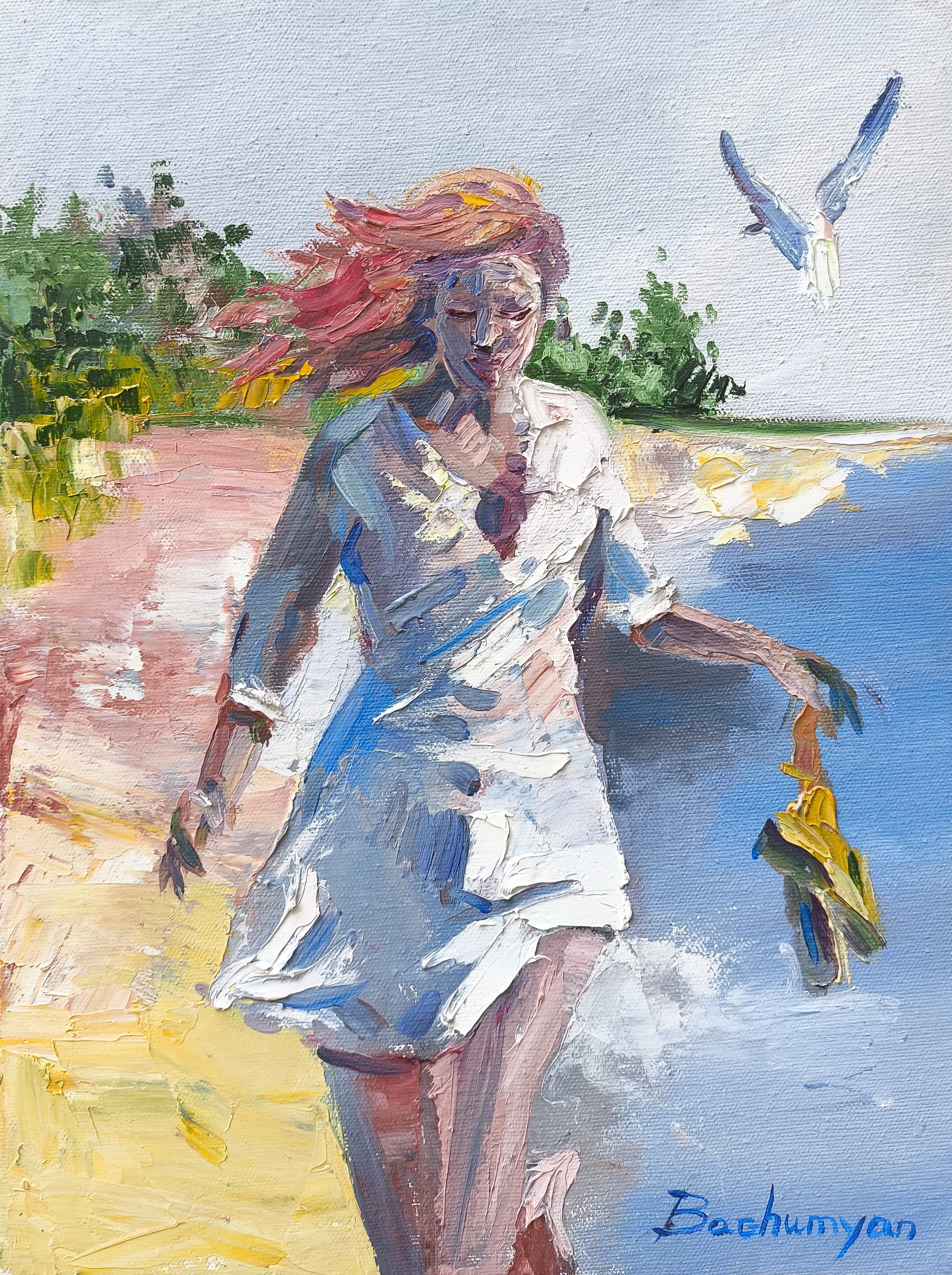 Vahe Bagumyan, Carefree Beach Day Vahe Bagumyan, Carefree Beach Day