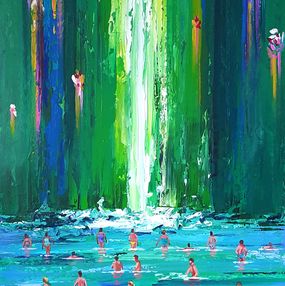 Painting, Friday Morning Swim, Trayko Popov