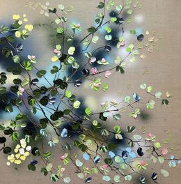 Peinture, Love at First Sight - floral art, Anastassia Skopp
