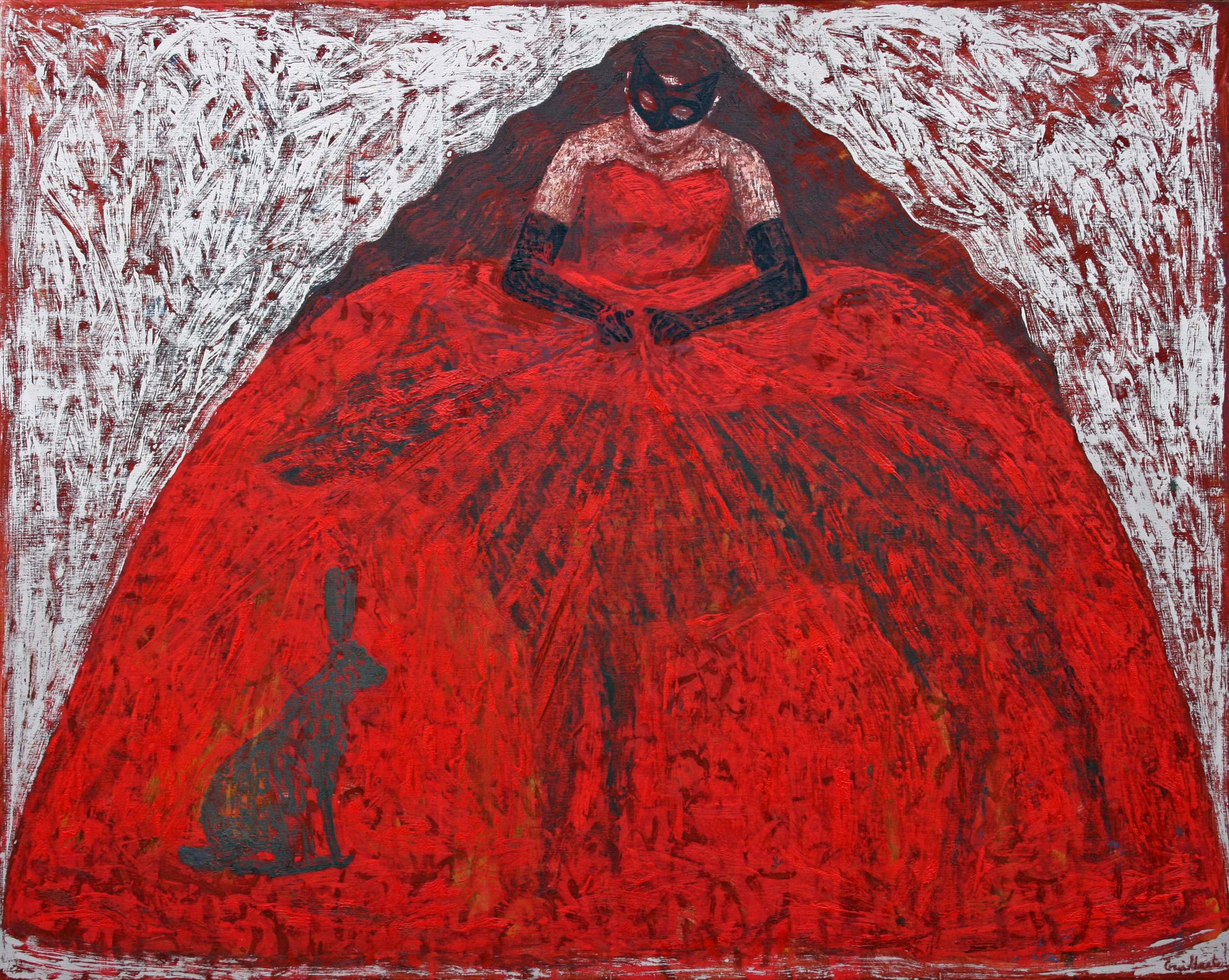 Maria Guilbert, Robe-piège au lièvre et au loup Maria Guilbert, Robe-piège au lièvre et au loup