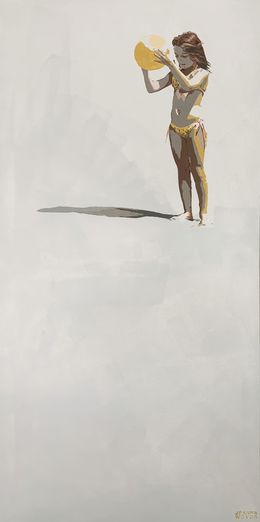 Peinture, A yellow ball, Joanna Woyda