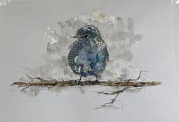 Painting, Blue Bird, Isabelle Hirtzig