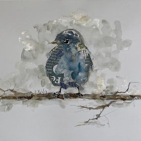 Peinture, Blue Bird, Isabelle Hirtzig