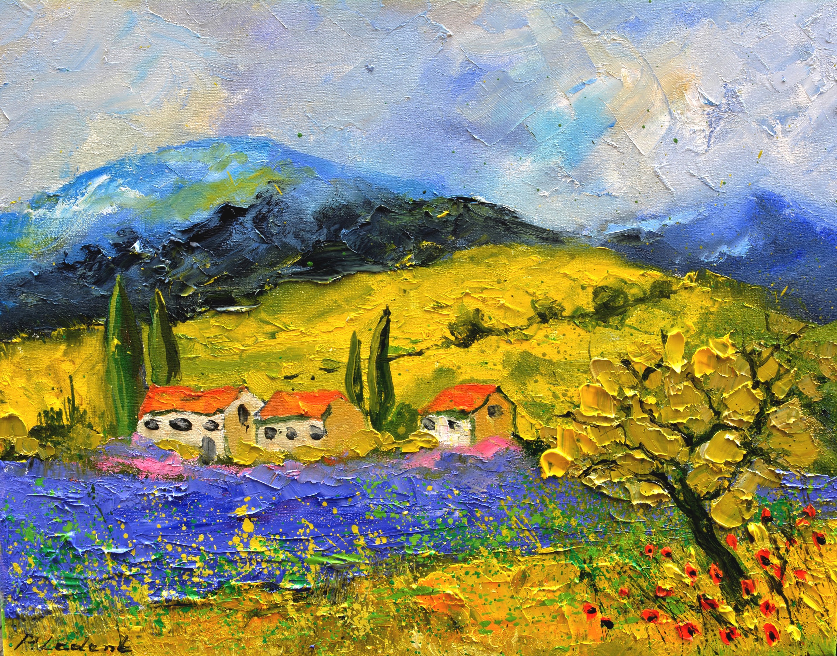 Pol Ledent, My village in Provence Pol Ledent, My village in Provence