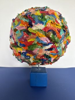Sculpture, Le monde selon les dealeurs de couleurs, Nathanael Koffi