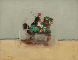 Peinture, Cavalier du Maroc, Antoine De La Boulaye