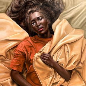 Painting, At Rest, Afolayan Emmanuel