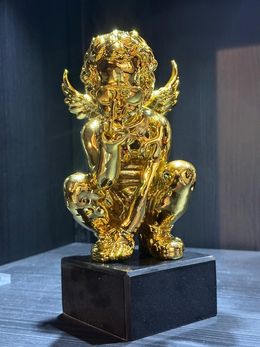 Skulpturen, Small Gold - Naughty Angel, Jimmie Martin