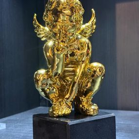 Sculpture, Small Gold - Naughty Angel, Jimmie Martin