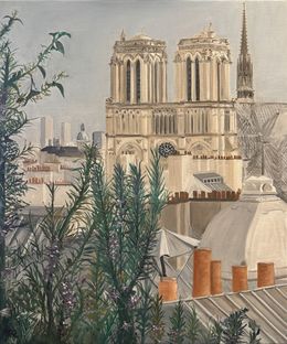 Gemälde, La Cathédrale Notre-Dame de Paris, Marie France Garrigues