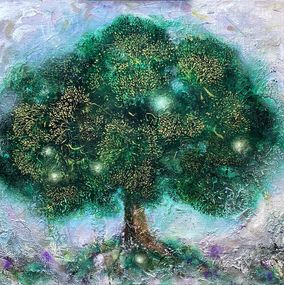 Painting, Emerald Beech, Jarmila Marcisova