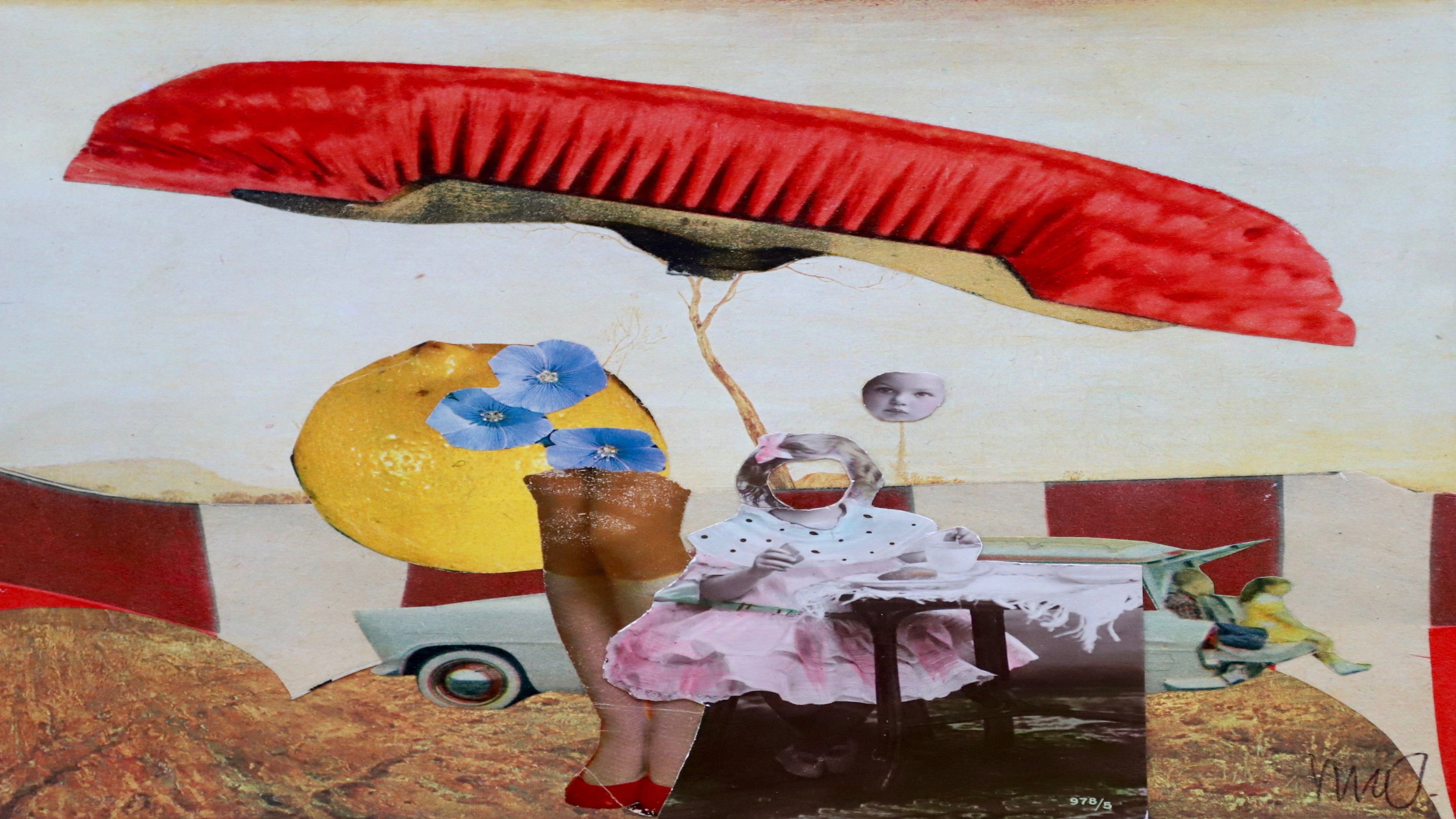 Marian Williams, Strange Composition with Broom Marian Williams, Strange Composition with Broom