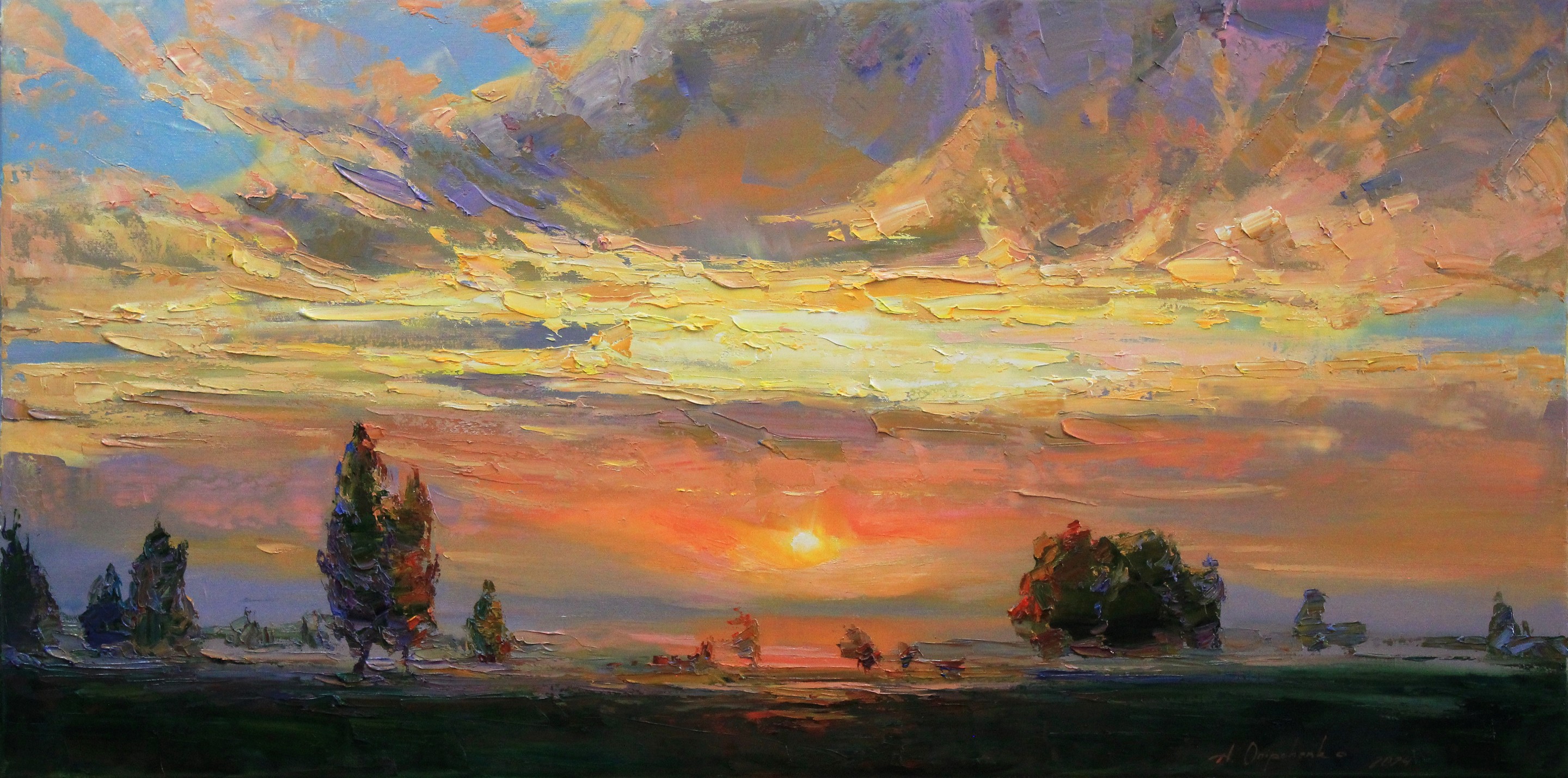 Alisa Onipchenko-Cherniakovska, Warm evening Alisa Onipchenko-Cherniakovska, Warm evening