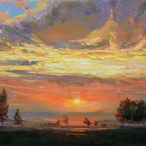 Painting, Warm evening, Alisa Onipchenko-Cherniakovska