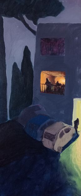 Gemälde, Notte trafficata, Luigi Iona