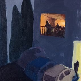 Gemälde, Notte trafficata, Luigi Iona