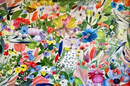 Painting, Floral Symphony, Katharina Husslein