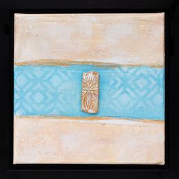Painting, Carnet d'errance 1 - Série image de sable, de mer, de signes oubliés, Iorgos