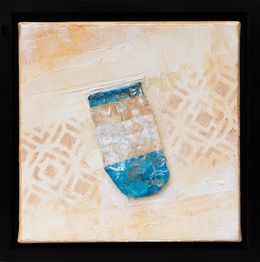 Painting, Carnet d'errance 3 - Série image de sable, de mer, de signes oubliés, Iorgos