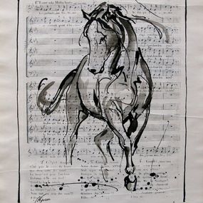 Fine Art Drawings, Cheval dansant 1, Cyril Réguerre