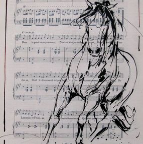 Fine Art Drawings, Cheval dansant 2, Cyril Réguerre