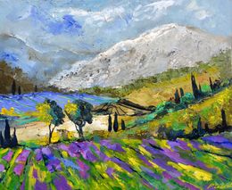 Painting, Lavender in Provence 6524, Pol Ledent