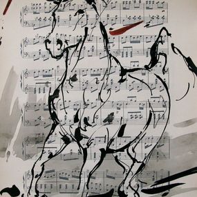 Zeichnungen, Cheval dansant 3, Cyril Réguerre