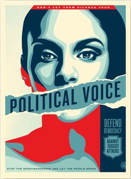 Print, Political Voice, Shepard Fairey (Obey)