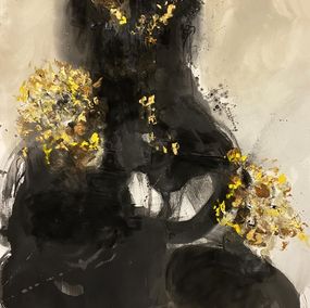 Pintura, Sans titre aux bouquets jaunes, Katia Krief