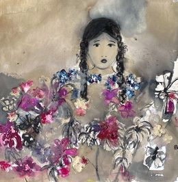 Pintura, La jeune fille aux fleurs mauves, Katia Krief