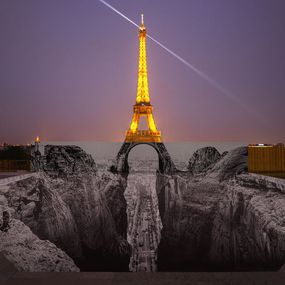 Edizione, Trompe l'oeil, Les Falaises du Trocadéro, 19 mai 2021, Paris, France (JR 1-4), JR