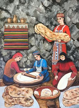 Painting, Armenian Baking Traditions, Karine Harutyunyan